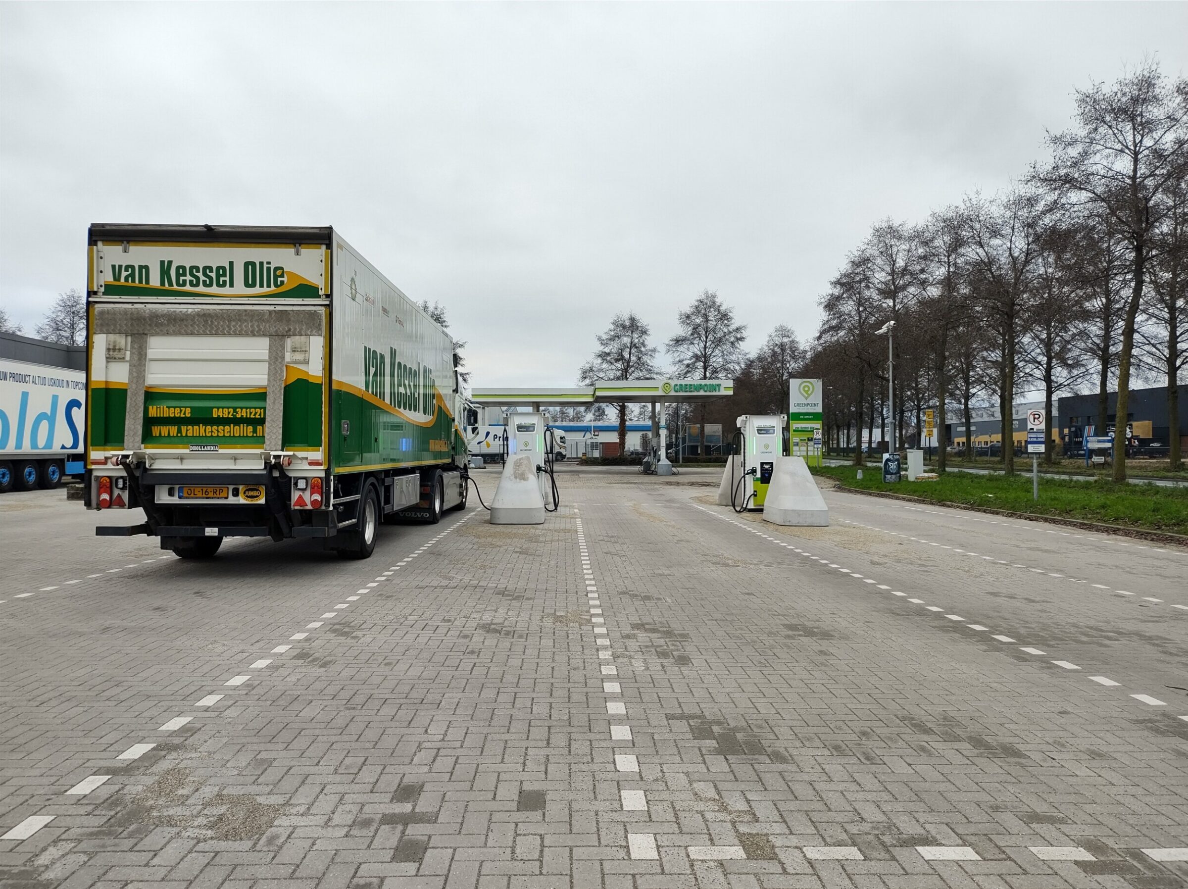 Elektrische Truck op De Amert